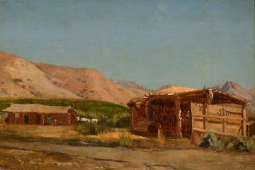Hamilton's Ranch, Nevada Artwork by Jervis McEntee