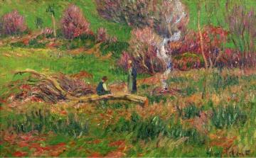 Wood-Cutters Artwork by Henry Moret