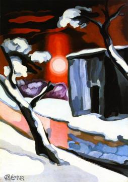 Last Evening Of The Year Artwork by Oscar Bluemner