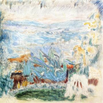 Landscape of Le Cannet Artwork by Pierre Bonnard