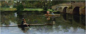 Bridge At Grez Artwork by Sir John Lavery