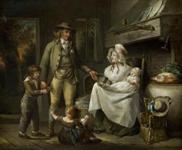 The Comforts Of Industry Artwork by George Morland