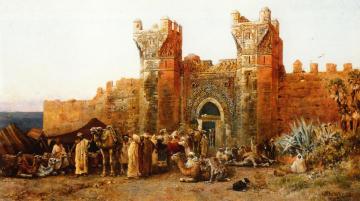 Gate of Shehal, Morocco Artwork by Edwin Lord Weeks