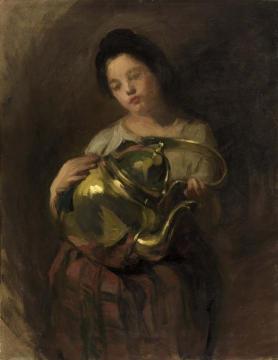 The Brass Kettle Artwork by Alice Pike Barney