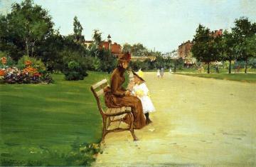 The Park Artwork by William Merritt Chase