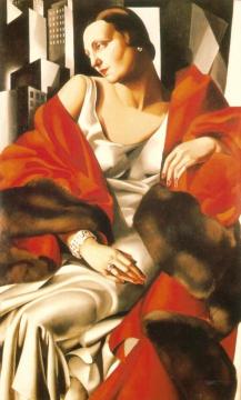 Portrait of Mrs Boucard Artwork by Tamara De Lempicka