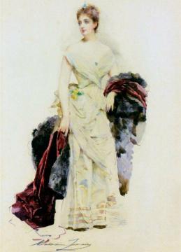 Marie de Bernadaky Artwork by Madeleine Jeanne Lemaire