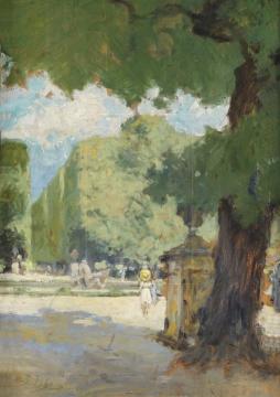 Schoenbrunn Palace Artwork by Tina Blau