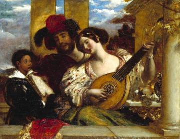The Duet Artwork by William Etty