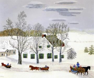 Jennie McCree's House Artwork by Anna Mary Robertson Grandma Moses