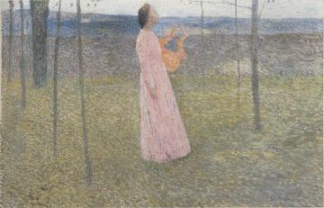 Muse in the Fields Artwork by Henri Martin