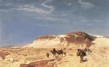 In The Sinai Desert Artwork by Eugen Felix Prosper Bracht