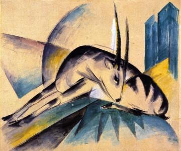 Antilope Artwork by Franz Marc