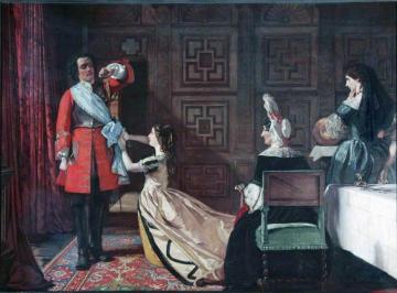 Esmond Returns after the Battle of Wynendael Artwork by Augustus Leopold Egg