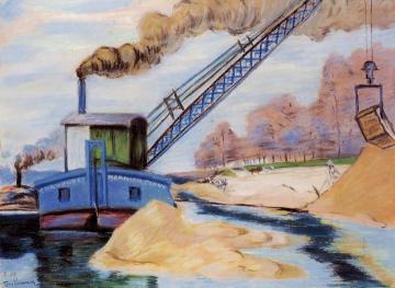 The Sand Quarry Artwork by Armand Guillaumin