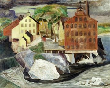 Brunswick Mills Artwork by Marguerite Thompson Zorach