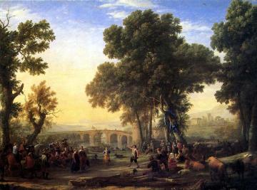 The Village Festival Artwork by Claude Lorrain