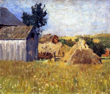 Gray Barn Artwork by William Langson Lathrop
