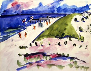 East Baltic Seacoast Artwork by Erich Heckel