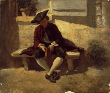 Young Man with a Book Artwork by Jean Louis Ernest Meissonier