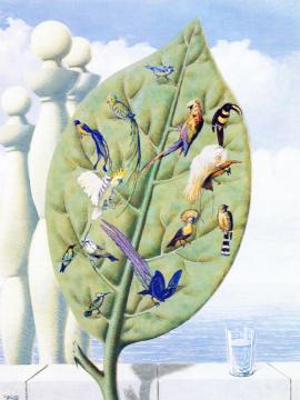 Le regard interieur Artwork by Rene Magritte