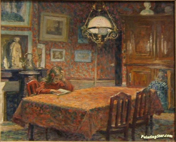 The Lamp Artwork by Henri Lebasque