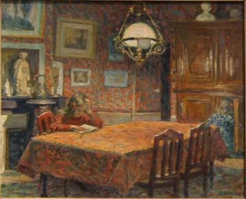 The Lamp Artwork by Henri Lebasque
