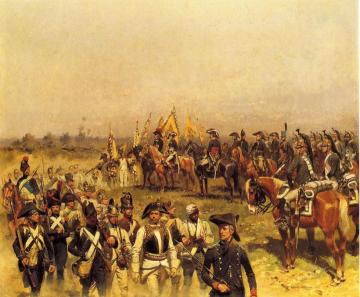 Napoleon Commanding A View Of The Prisoners Artwork by Victor Dubreuil