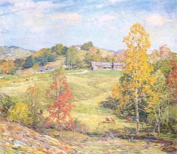 The Farm Artwork by Willard Leroy Metcalf