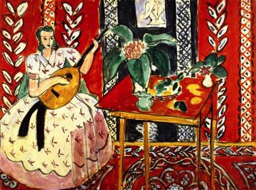 The Lute Artwork by Henri Matisse