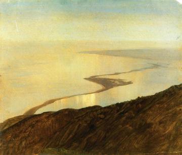 A Coast Line in Jamaica, West Indies Artwork by Frederic Edwin Church