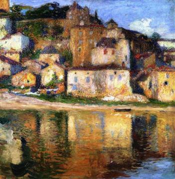 Vue de Puy l Eveque Artwork by Henri Martin