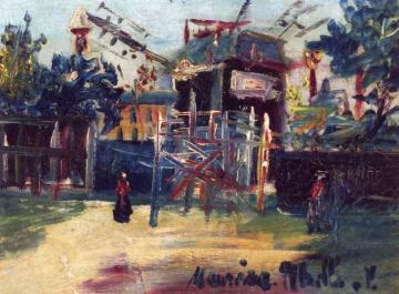 Montmartre, The Moulin de la Galette Artwork by Maurice Utrillo