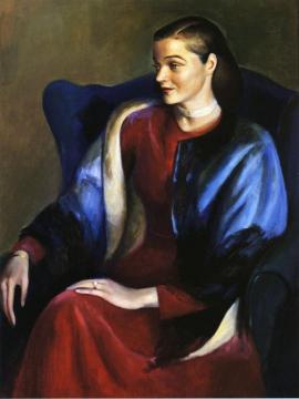 Mrs. James Montague Artwork by Guy Pene Du Bois