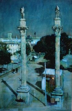 Almeda de Hercules, Seville Artwork by Albert Moulton Foweraker