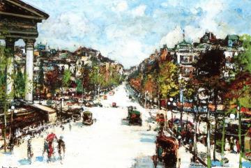 The Madeline And Rue Royal, Paris Artwork by James Kay