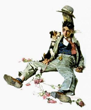 Lost Girl Artwork by Norman Rockwell