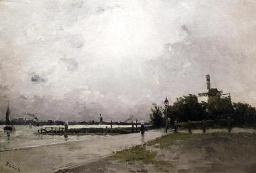 Windmill on the Coast, Holland Artwork by Frank Myers Boggs