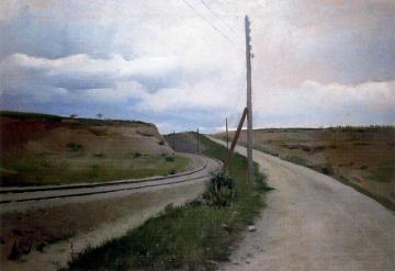Paisaje con camino Artwork by Ramon Casas i Carbó