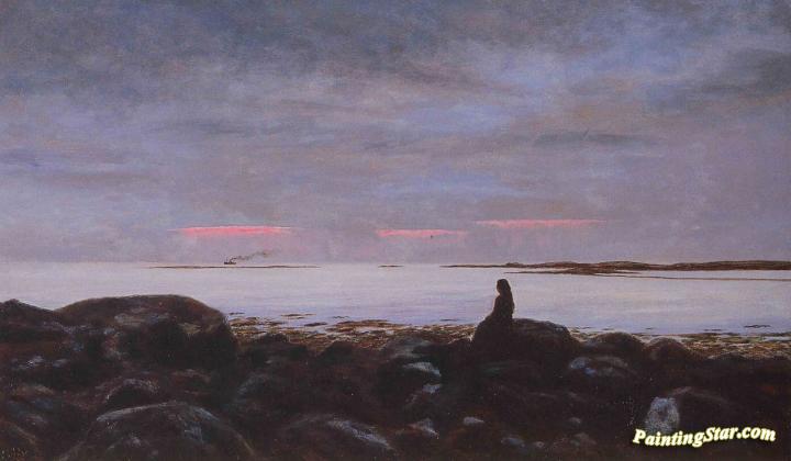 Summer Evening In Reykjavík Artwork by Thorarin Benedikt Thorlaksson