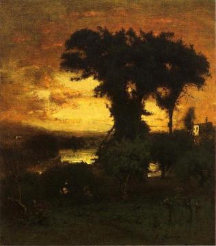 Afterglow Artwork by George Inness