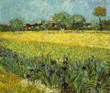 View Of Arles With Irises Artwork by Vincent Van Gogh