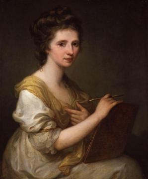 Self portrait Artwork by Angelica Kauffmann