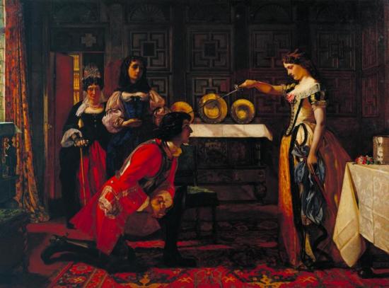 Beatrix Knighting Esmond, 1857 Artwork by Augustus Leopold Egg