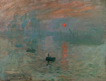 Impression, Sunrise Artwork by Claude Oscar Monet