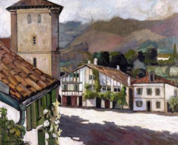 Basque Village Artwork by Alexandre Altmann