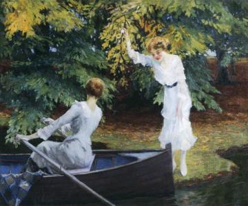 By The Lake Artwork by Edward Cucuel
