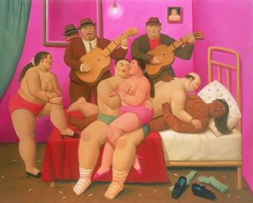 Fin de la Fiesta Artwork by Fernando Botero