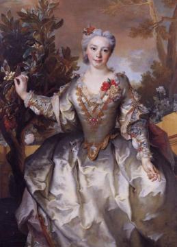 Portrait of Louise-Madeleine Bertin, Countess of Montchal Artwork by Nicolas de Largillierre
