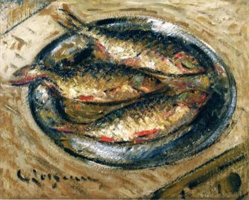 Three Gardons Artwork by Gustave Loiseau